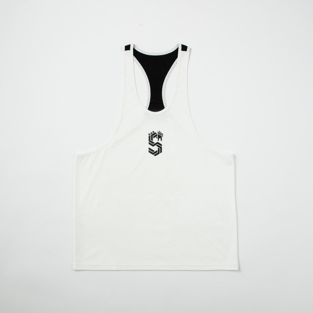 DRAGON REFLECTOR LOGO STRINGER TANK TOP - BLACK – STIMIRON