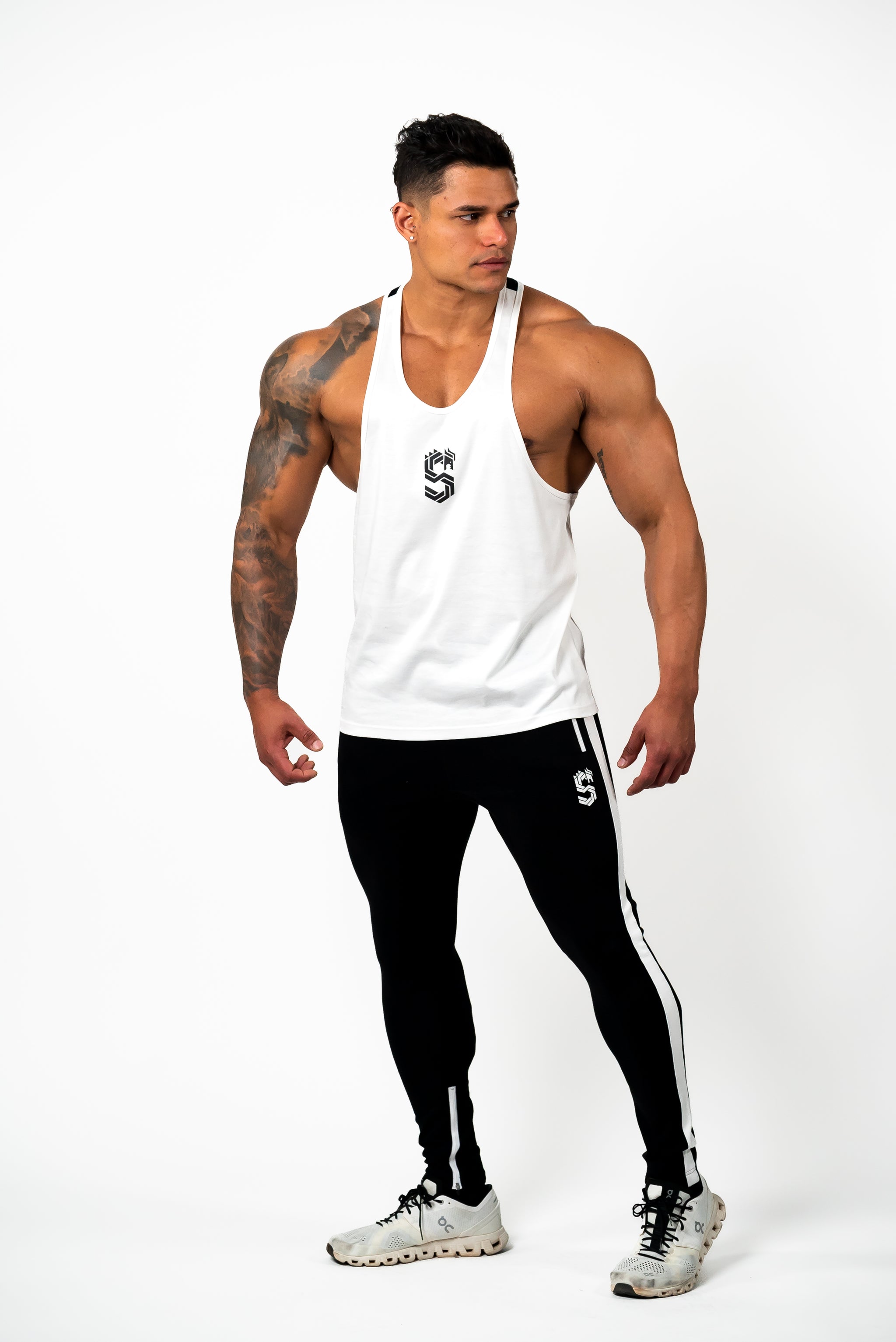 DRAGON REFLECTOR LOGO STRINGER TANK TOP - BLACK – STIMIRON
