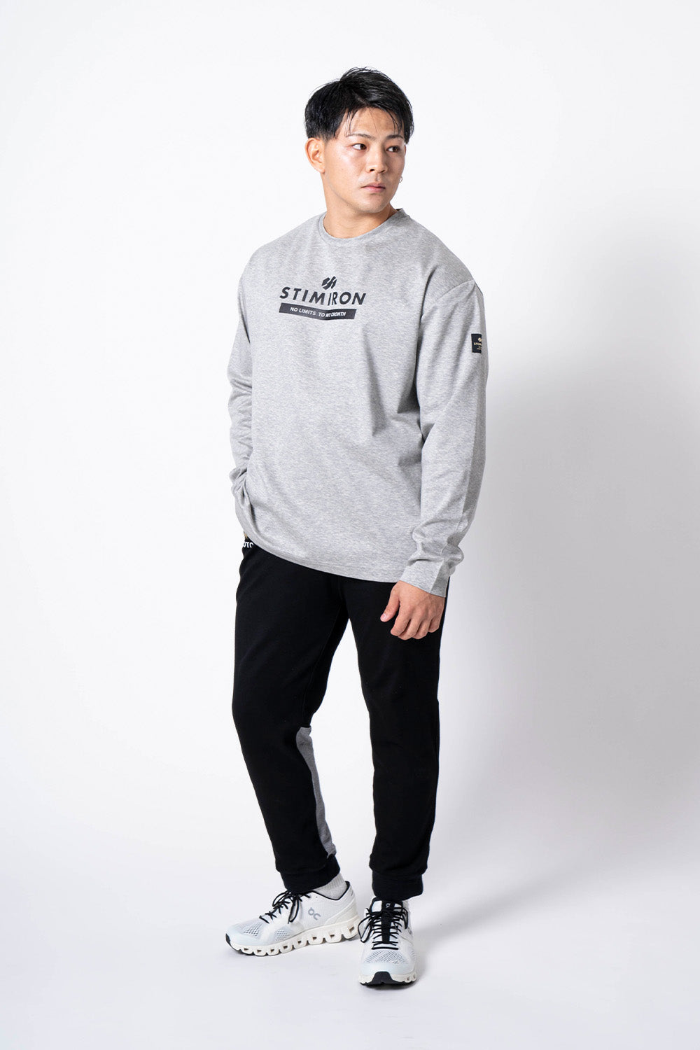 ORIGINAL LONG SLEEVE - GRAY | 山岸秀匡 STIMIRON公式通販ショップ